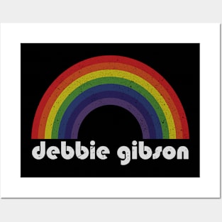 Debbie Gibson Vintage Retro Rainbow Posters and Art